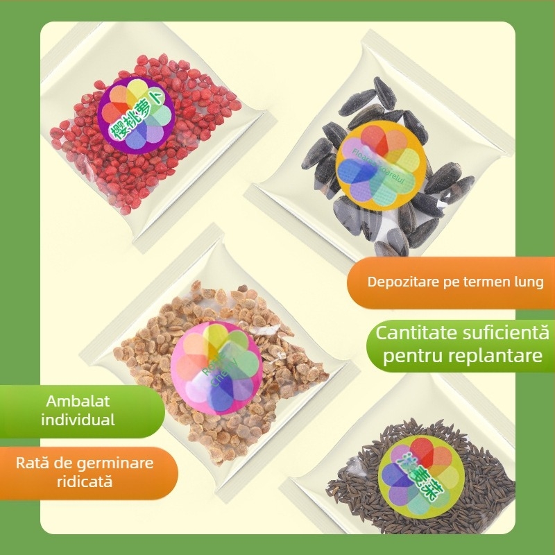 Kit DIY pentru Observarea Creșterii Plantelor - Plastic, Multifunțional, Non-Electric, pentru copii 4–6 ani