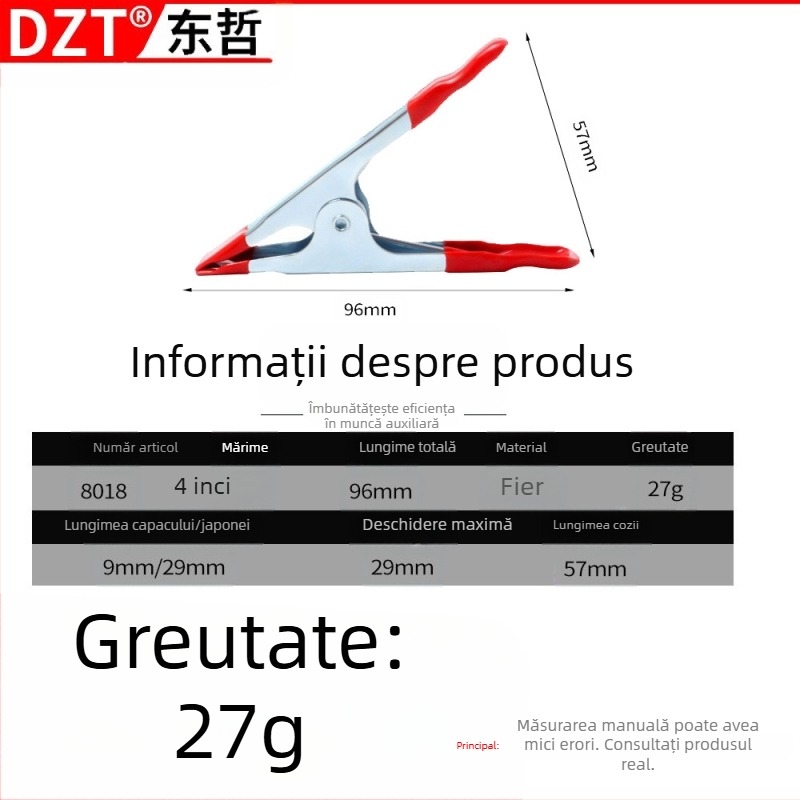 Clemă pentru fotografie și tâmplărie — brand Mei Fang — tip: clemă; aplicație: 1; specificații: clemă metalică