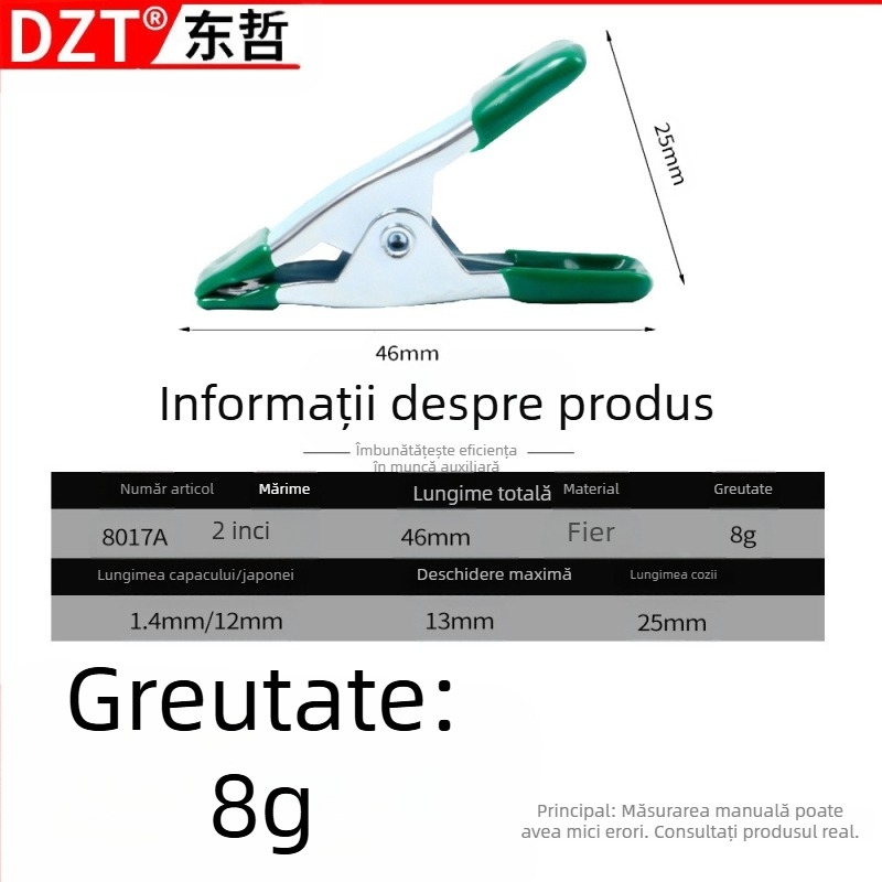 Clemă pentru fotografie și tâmplărie — brand Mei Fang — tip: clemă; aplicație: 1; specificații: clemă metalică