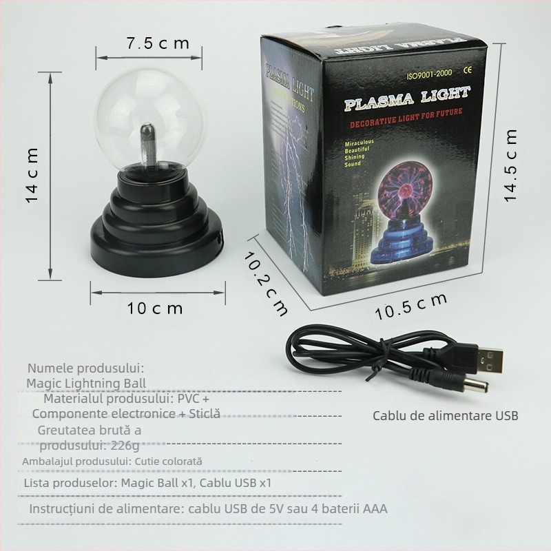 Sferă geometrică din sticlă Hao Li – turnată prin suflare din sticlă borosilikat de înaltă calitate, personalizabilă, cu suprafață lustruită, logo imprimat