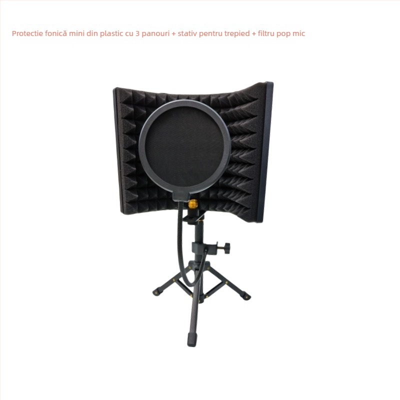 Accesorii audio: Carcasă izolare fonică pentru microfon YALIMIC Mini cu trei uși