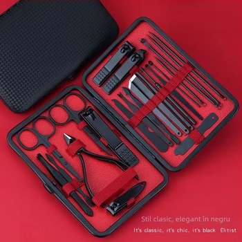 Set de unelte pentru tăiat unghii pentru uz casnic, oțel inoxidabil, clește de unghii în formă de cioc de șoim, set complet pedicură, imprimare logo disponibil