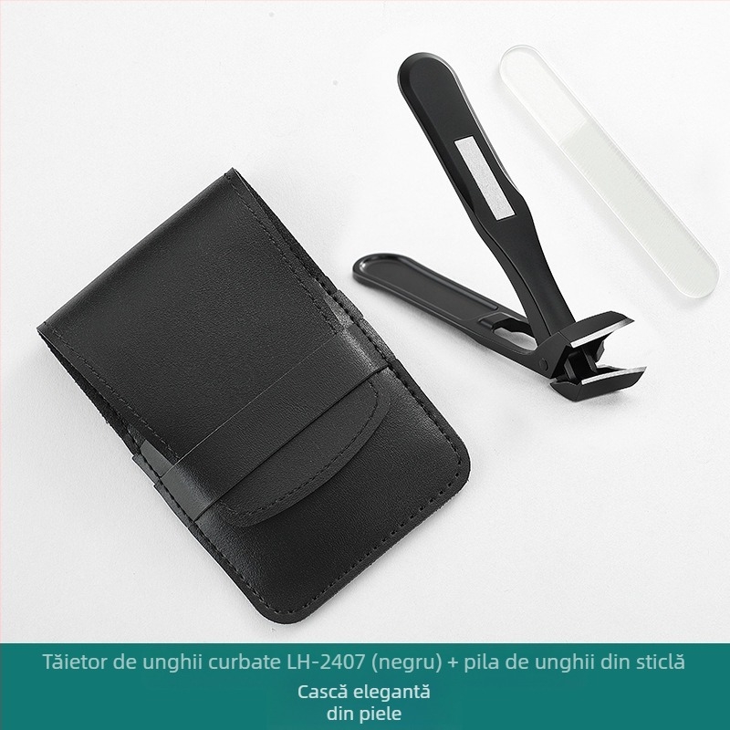 Set de tăietori pentru unghii cu fălci înclinate, mâner lung – oțel inoxidabil, turnare cu pulbere, deschidere mare