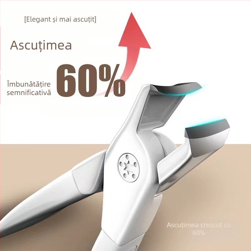 Clește pentru unghii pentru unghii groase, oțel inoxidabil, portabil, ambalaj de 500 buc.