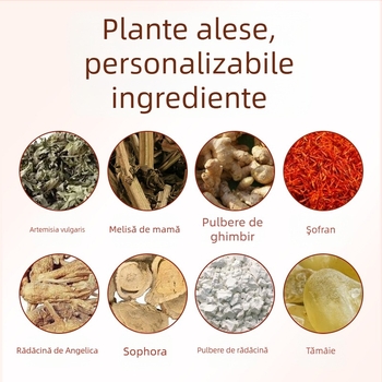 Aihuxin Pudră pentru baie la picioare – Mugwort, pentru masaj de sănătate