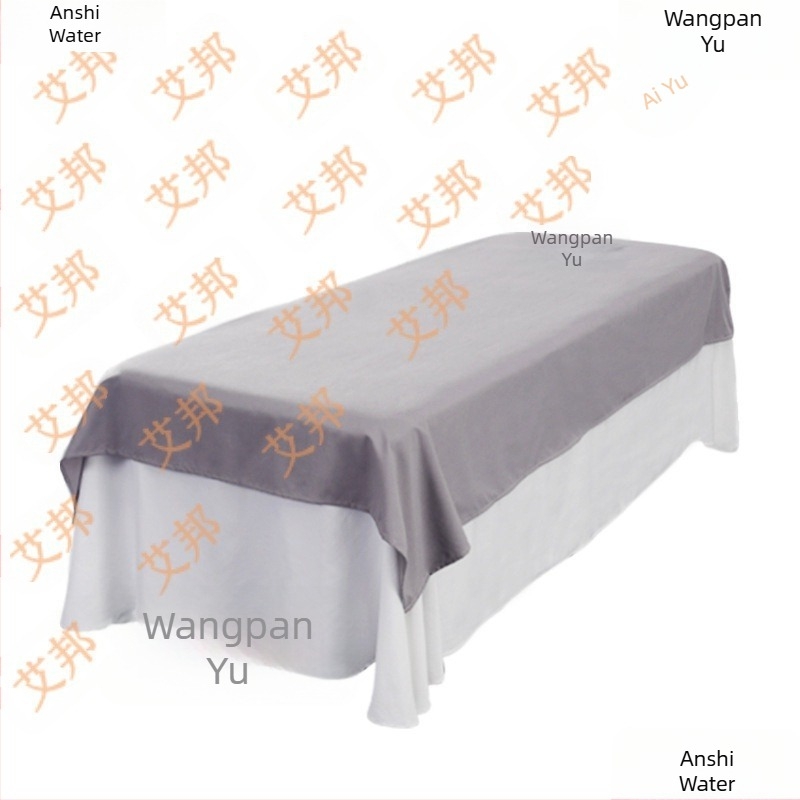 Aibang cearșaf de pat din poliester-bumbac, culoare solidă, imprimare reactiva și vopsire, stil modern minimalist