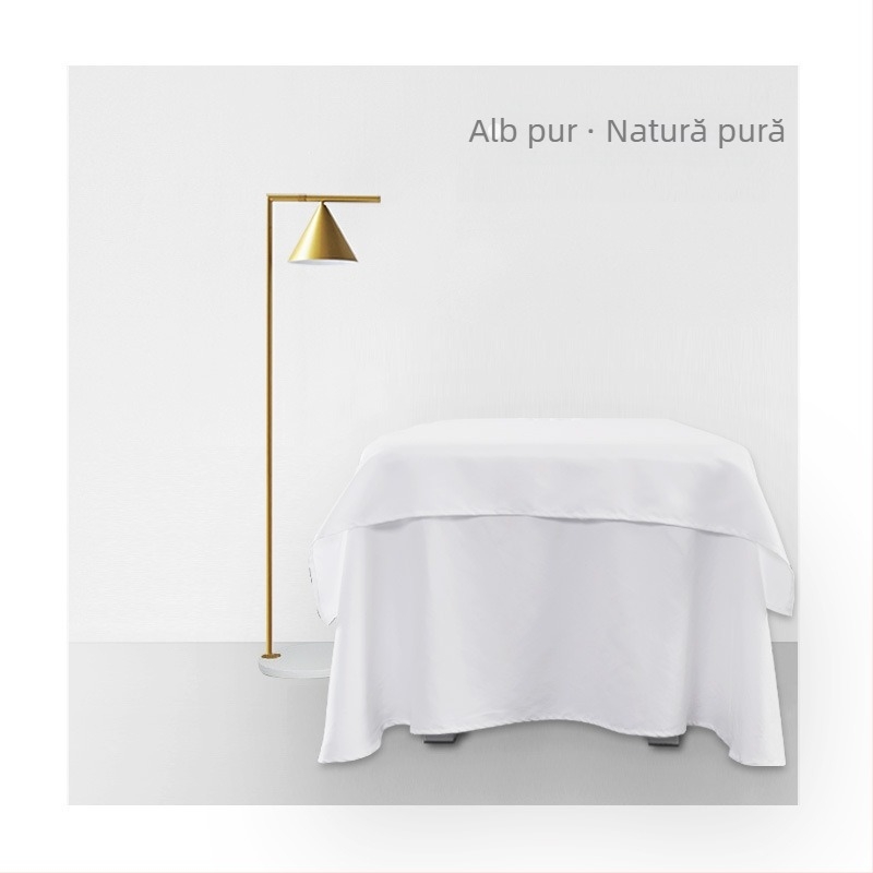 Aibang cearșaf de pat din poliester-bumbac, culoare solidă, imprimare reactiva și vopsire, stil modern minimalist