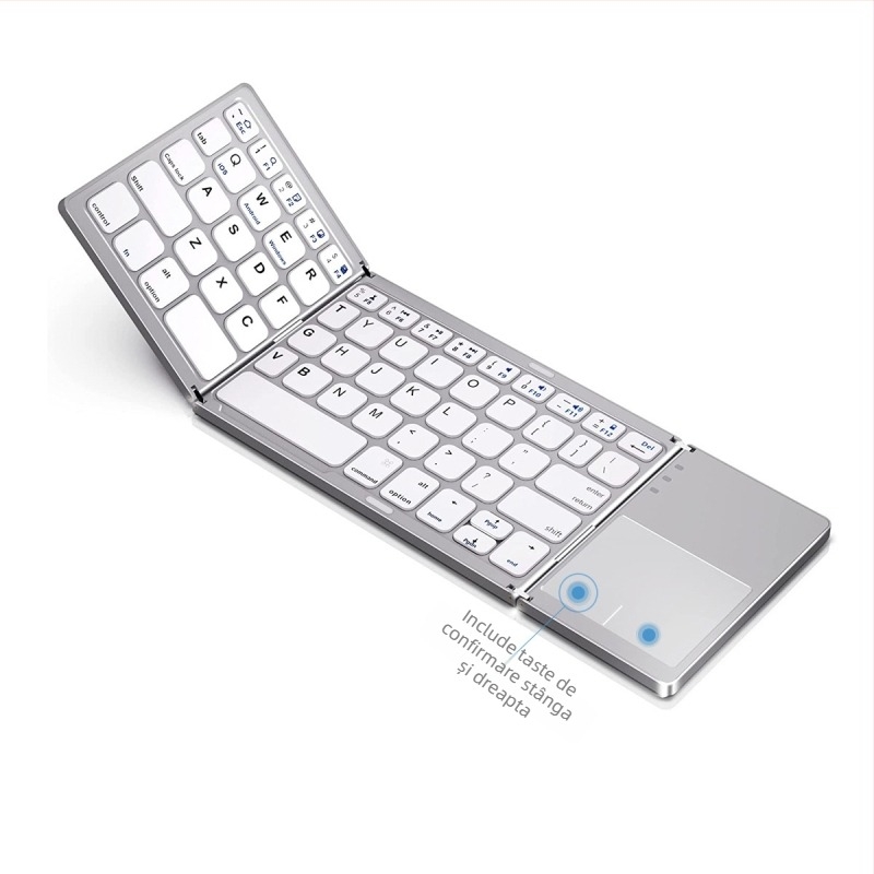 Tastatură wireless Bluetooth B033plus pentru tablete – design ergonomic, imprimare logo disponibilă, compatibilitate cu tablete, interfață Bluetooth