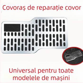 Pedala șoferului pentru automobil, din oțel inoxidabil, antiderapant, placă rezistentă la abraziune