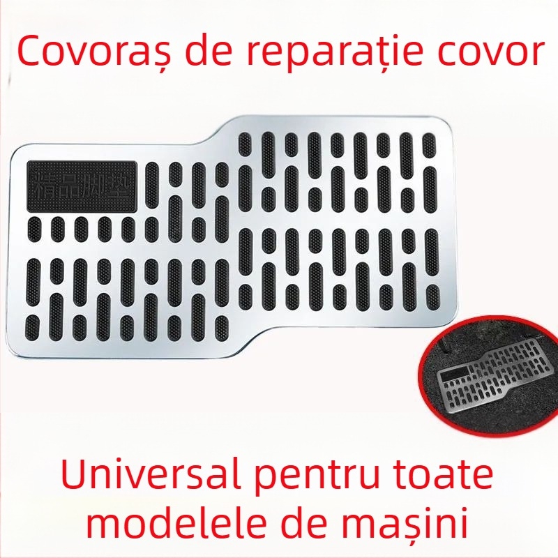 Pedala șoferului pentru automobil, din oțel inoxidabil, antiderapant, placă rezistentă la abraziune