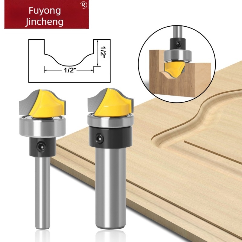 Freză pentru panouri din lemn și uși de mobilier, profil curbat pentru sculptură, compatibil CNC, pentru lemn/MDF/laminat