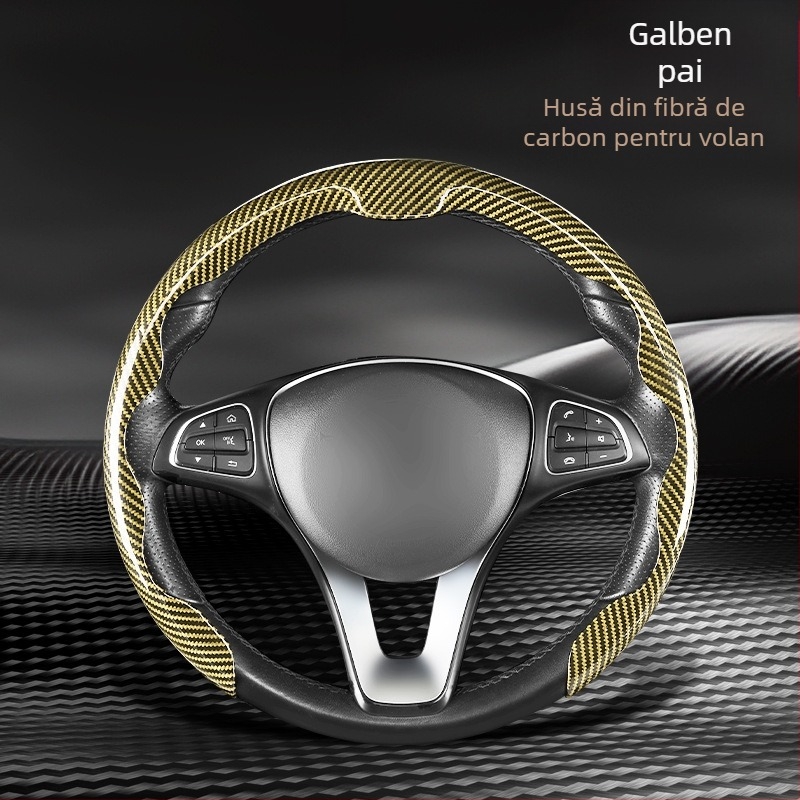 Husă pentru volan auto din piele artificială, potrivire universală, patru sezoane, stil business, marcă Xingyue
