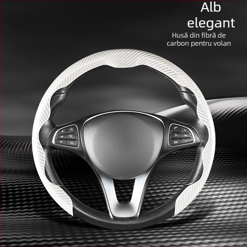 Husă pentru volan auto din piele artificială, potrivire universală, patru sezoane, stil business, marcă Xingyue