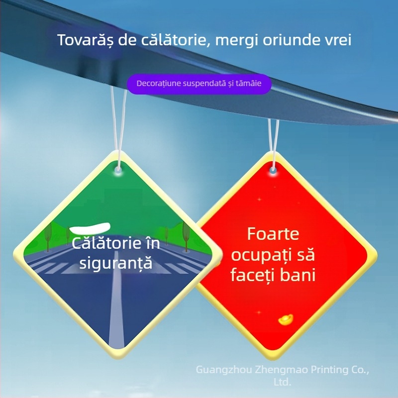 Pandant parfum auto cu miros de trandafir, ornament auto de agățat, design personalizabil, durată de evaporare 31–60 de zile, durată de viață 1 an, brand Fragrance imprint set