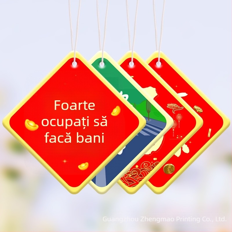 Pandant parfum auto cu miros de trandafir, ornament auto de agățat, design personalizabil, durată de evaporare 31–60 de zile, durată de viață 1 an, brand Fragrance imprint set