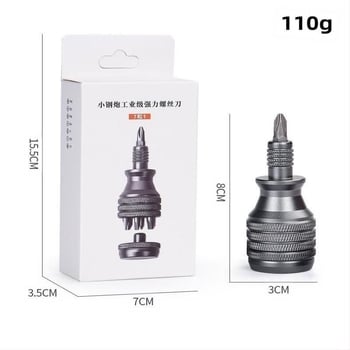 Set 7-în-1 șurubelnițe magnetice din oțel crom-vanadiu pentru reparații ale telefoanelor (fără izolație, 0,12 kg)