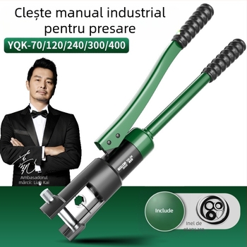 Pense hidraulice pentru crimpare pentru electricieni, design integrat, Volvan, economie de efort, greutate 10, material: oțel special