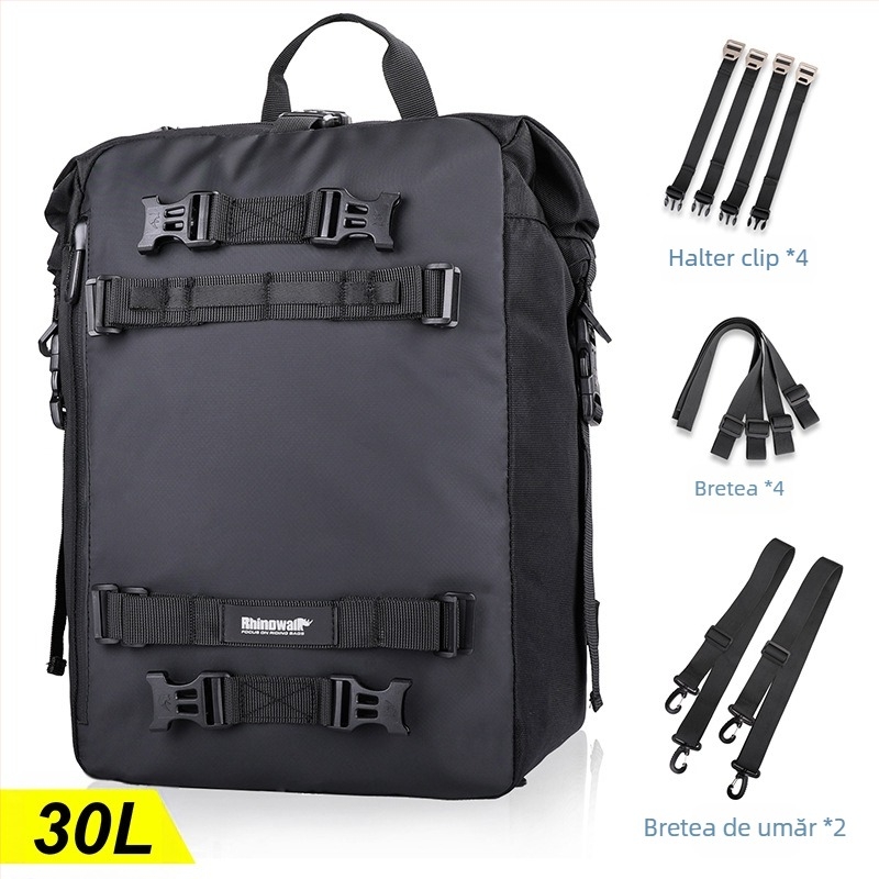 Geantă pentru bicicletă Rhinowalk - capacitate 10L/20L/30L - model 21610 - poliester - cu căptușeală