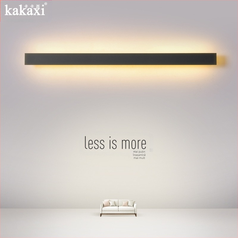 Lampă de perete LED, design minimalist modern, abajur acrilic, corp din aluminiu, tensiune 85–265V, certificat CE