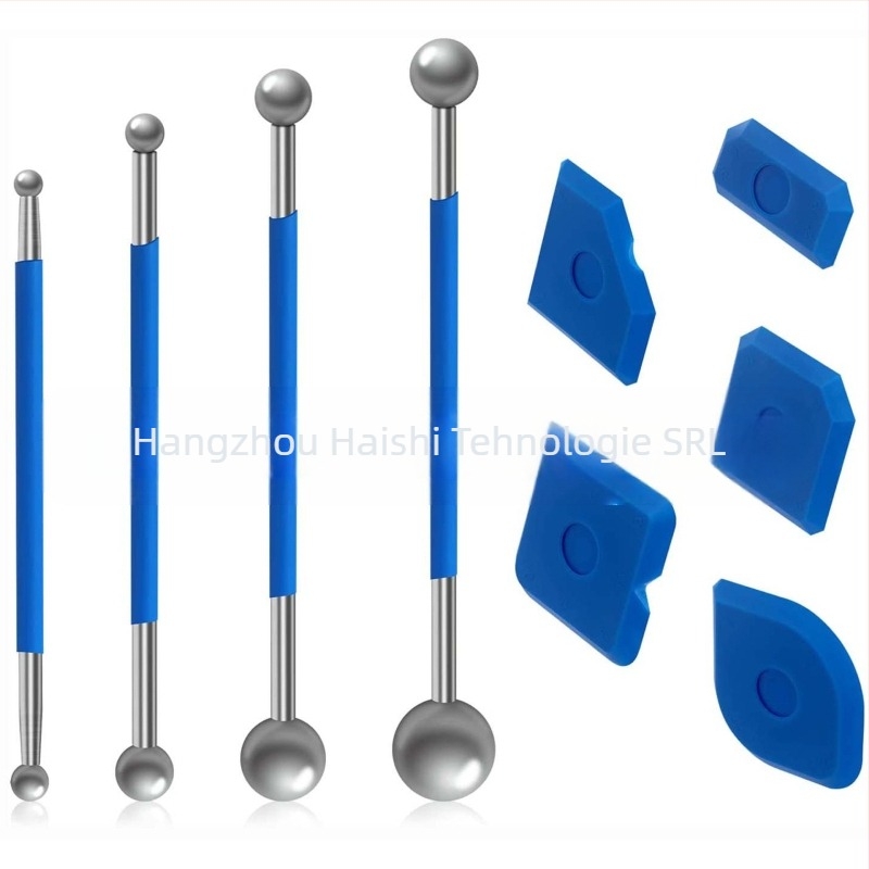 MCKAY BC-A084 Set de 9 piese – unelte pentru finisarea sigilanților de sticlă