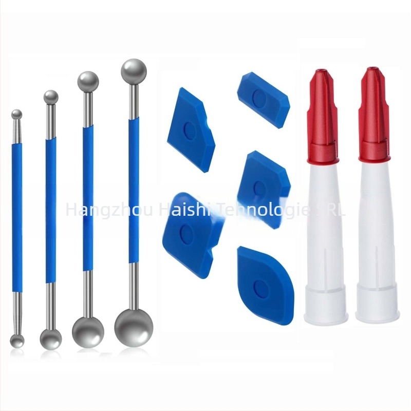 MCKAY BC-A084 Set de 9 piese – unelte pentru finisarea sigilanților de sticlă