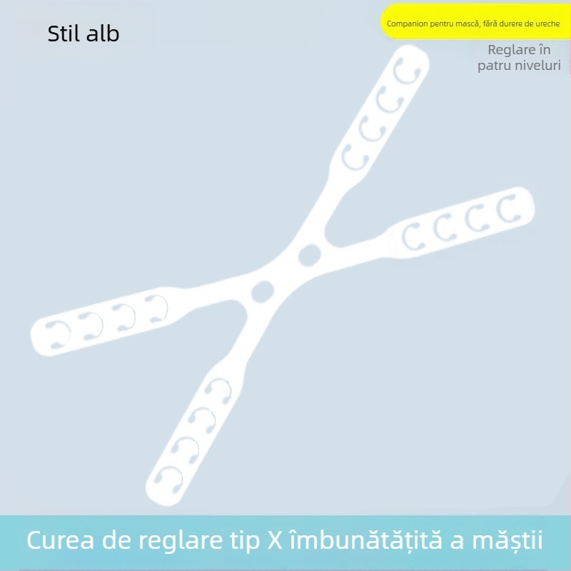 Accesoriu pentru protecția urechilor la mască, cataramă reglabilă, design pentru purtare pe spate, material oppopp, unisex adulți