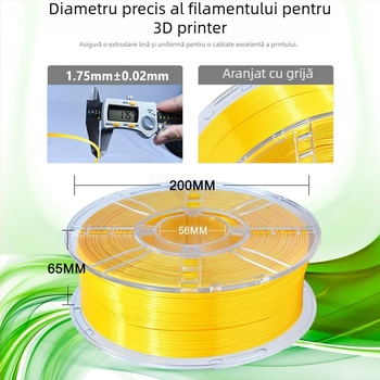 Filament PLA Pretty Star pentru imprimare 3D, secțiune circulară, material PLA
