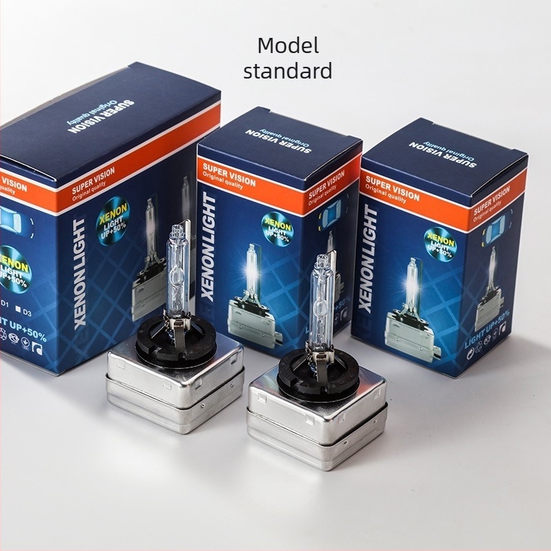 Lampă Xenon auto cu suport din fier — 12V, 35/55W, 3500 lm, IP67, quartz glass, model D1D2D3D4