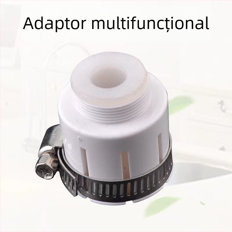 Robinet de bucătărie cu extensie anti-stropire, duză LED cu senzor de temperatură, filtru pentru spălat legume și duș, model 017, ABS, instalare manuală, suprafață turnată prin injecție, stil modern minimalist