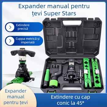 Expander electric dual-purpose pentru țevi de cupru (aer condiționat) – excentric, 6-19 mm, seria Expander