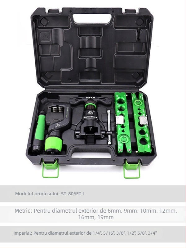 Expander electric dual-purpose pentru țevi de cupru (aer condiționat) – excentric, 6-19 mm, seria Expander