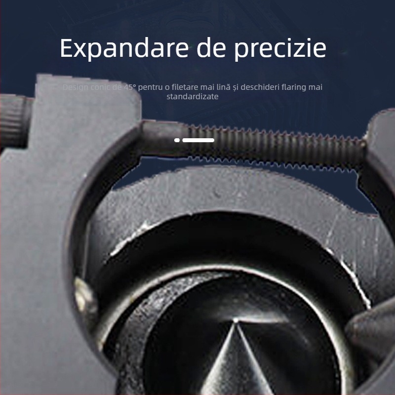 Expander electric dual-purpose pentru țevi de cupru (aer condiționat) – excentric, 6-19 mm, seria Expander