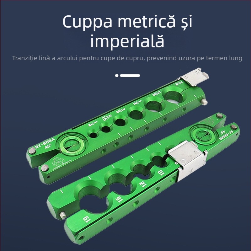 Expander electric dual-purpose pentru țevi de cupru (aer condiționat) – excentric, 6-19 mm, seria Expander