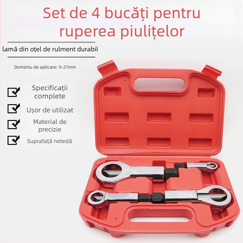 Desprinzător de piulițe și separatoare – unealtă de tăiere pentru îndepărtarea piulițelor și șuruburilor, pentru reparații auto la domiciliu