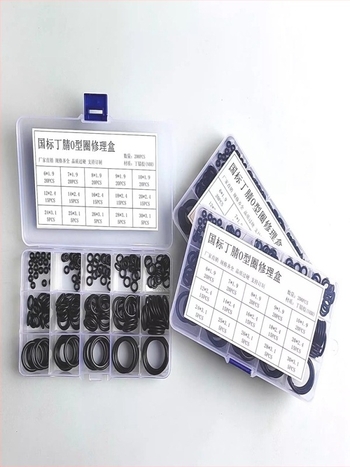 Set de garnituri O pentru reparații: nitrilă (NBR), fluorocauciuc (FKM) și silicon; pentru aplicații hidraulice la temperaturi înalte, etanșare impermeabilă