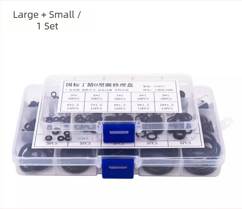 Set de garnituri O pentru reparații: nitrilă (NBR), fluorocauciuc (FKM) și silicon; pentru aplicații hidraulice la temperaturi înalte, etanșare impermeabilă
