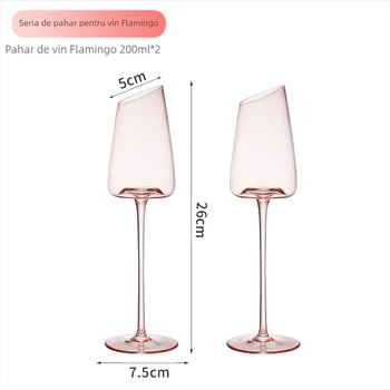 Pahare Nordic din cristal pentru vin și șampanie, stil simplu, pachet 2 buc