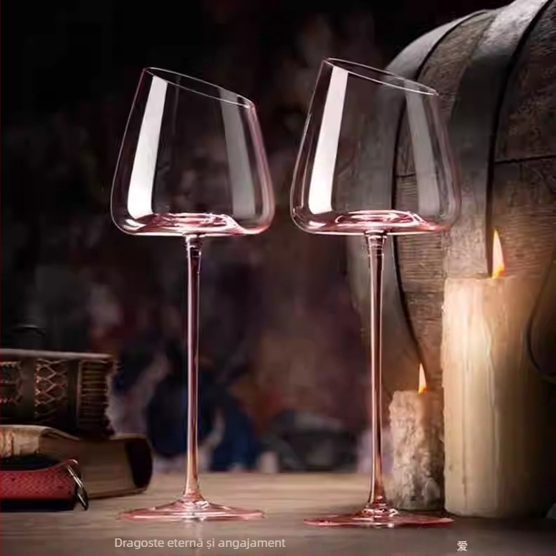 Pahare Nordic din cristal pentru vin și șampanie, stil simplu, pachet 2 buc