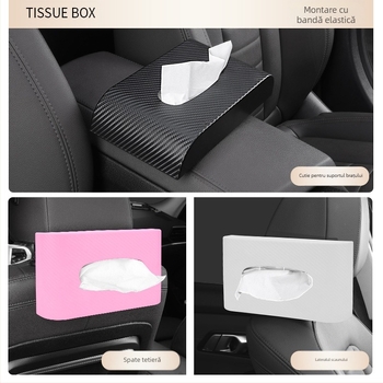 Cutie de șervețele auto – design atârnat, plastic, brand Yasheng, durată de viață 10 ani, dual-use pentru mașină și casă, personalizabilă