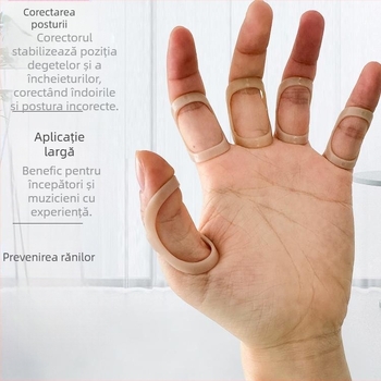 Yinyu Antrenor de degete în formă de mână pentru pian și alte instrumente — Compatibil cu pian, guzhen, pipa și chitară, pentru copii și adulți