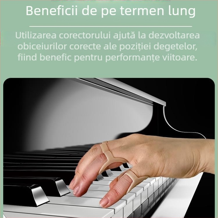 Yinyu Antrenor de degete în formă de mână pentru pian și alte instrumente — Compatibil cu pian, guzhen, pipa și chitară, pentru copii și adulți