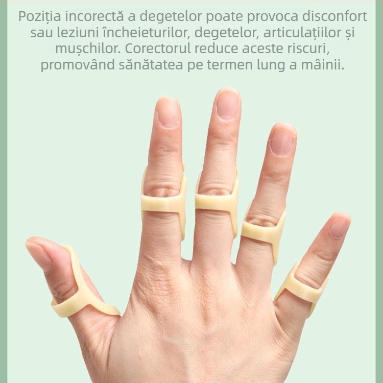 Yinyu Antrenor de degete în formă de mână pentru pian și alte instrumente — Compatibil cu pian, guzhen, pipa și chitară, pentru copii și adulți