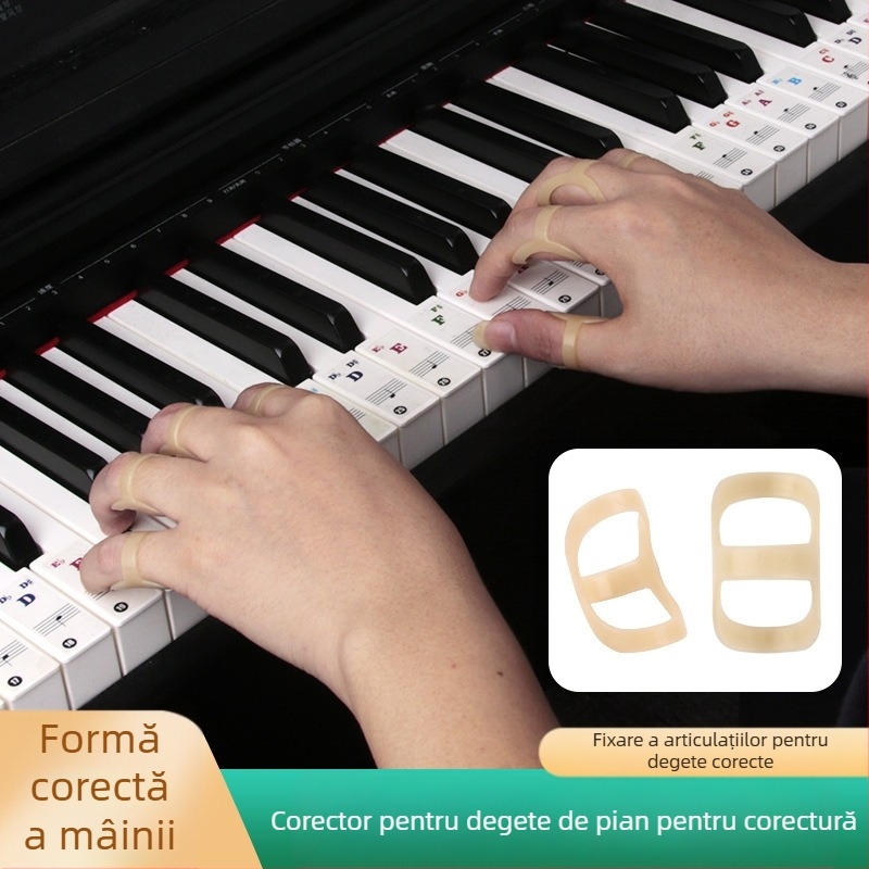 Yinyu Antrenor de degete în formă de mână pentru pian și alte instrumente — Compatibil cu pian, guzhen, pipa și chitară, pentru copii și adulți