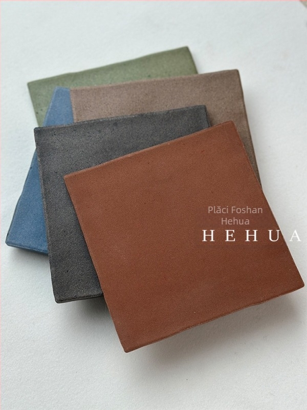 Placă ceramică cu aspect de cărămidă, seria Star Sand, stil pastoral, anti-derapant și rezistent la uzură, potrivită pentru living, absorbție de apă >0,5%