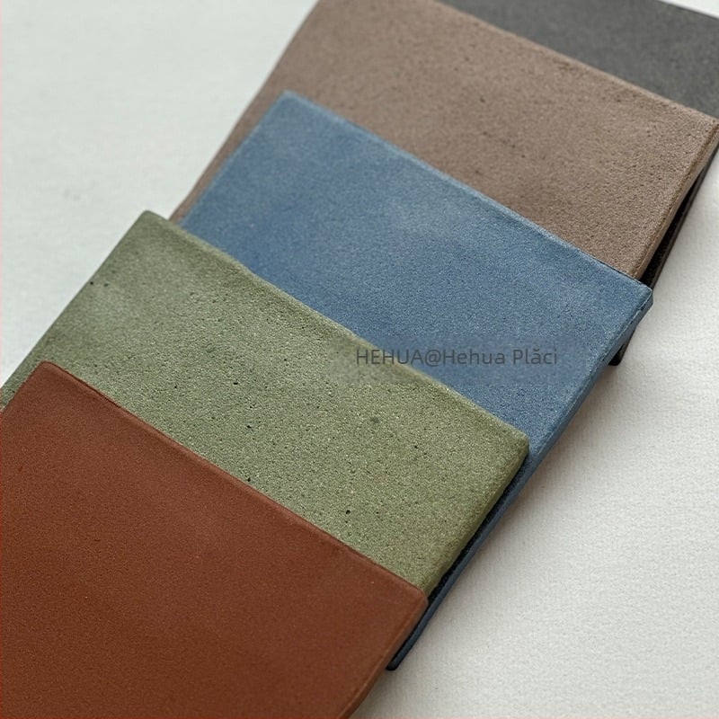 Placă ceramică cu aspect de cărămidă, seria Star Sand, stil pastoral, anti-derapant și rezistent la uzură, potrivită pentru living, absorbție de apă >0,5%