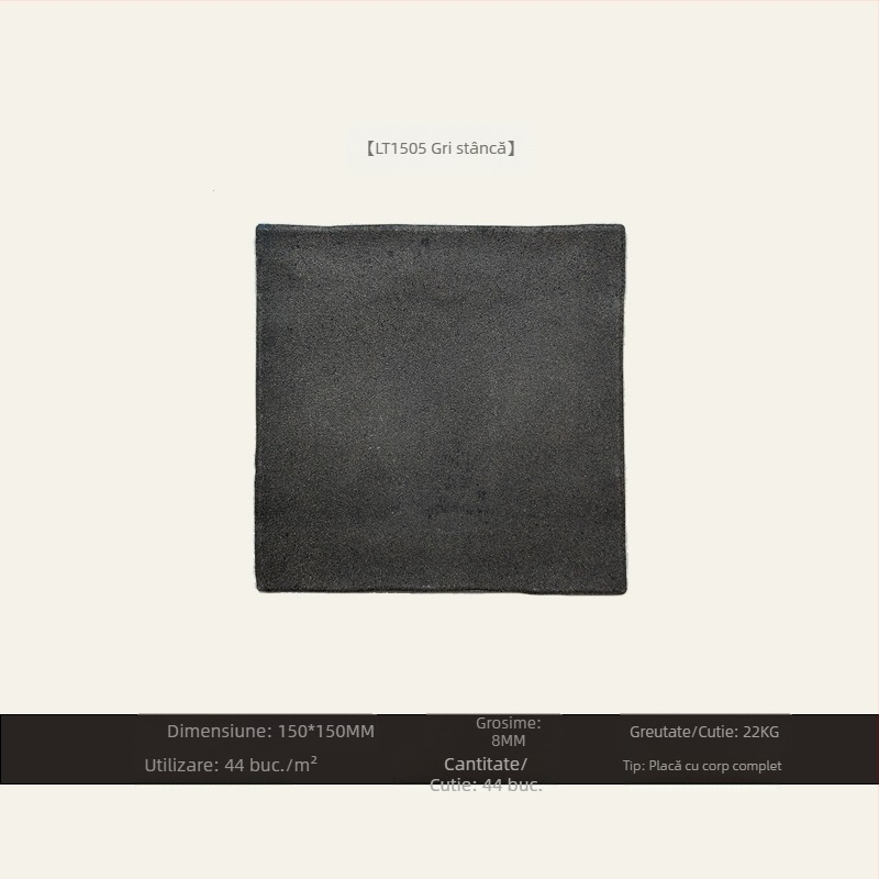 Placă ceramică cu aspect de cărămidă, seria Star Sand, stil pastoral, anti-derapant și rezistent la uzură, potrivită pentru living, absorbție de apă >0,5%