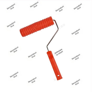 Rolă din cauciuc cu relief pentru vopsire, textură aleatorie; direcții: orizontal și vertical; Brand: Beautiful and good; Spațiu de lucru: 46
