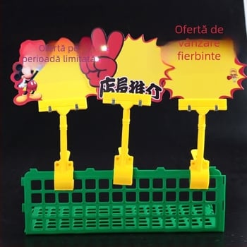 Clip de publicitate de tip T-POP pentru etichete de preț pe raft, design modern minimalist, potrivit pentru cadouri de afaceri / cadouri promoționale