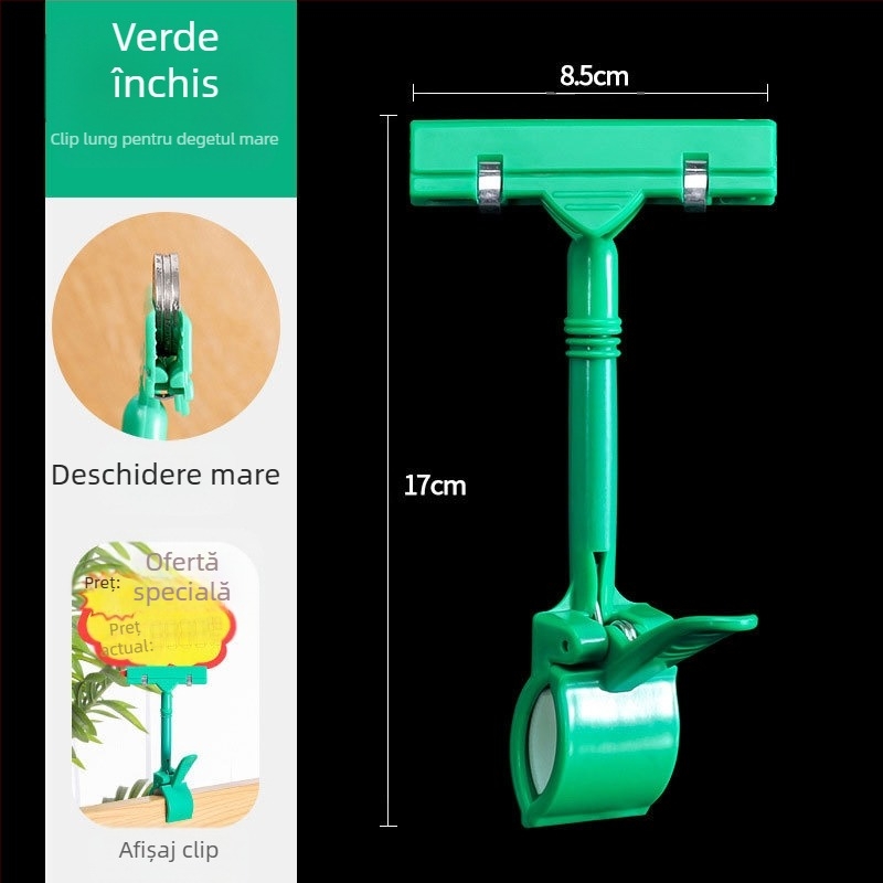 Clip de publicitate de tip T-POP pentru etichete de preț pe raft, design modern minimalist, potrivit pentru cadouri de afaceri / cadouri promoționale