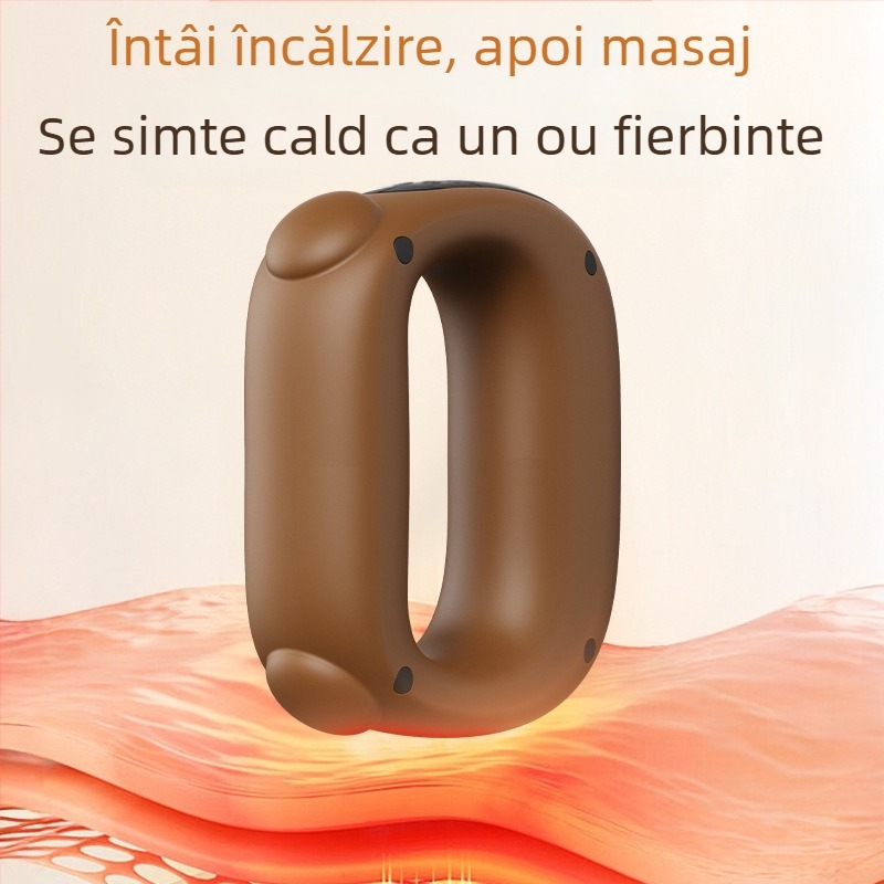 Fascia Gun cu inel FH-8001 — Alimentare USB, 15V, masaj cu lovire pentru cap, gât și spate